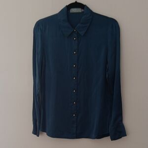 Ravella Pure Silk Button Up Blouse